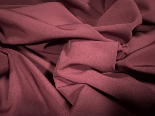 Rip stop nylon fabric, per metre - plain - burgundy