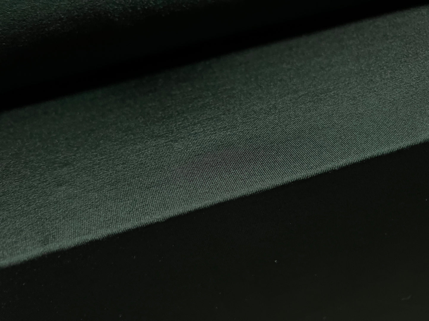 Disco shimmer stretch spandex jersey fabric, per metre - plain - very dark green