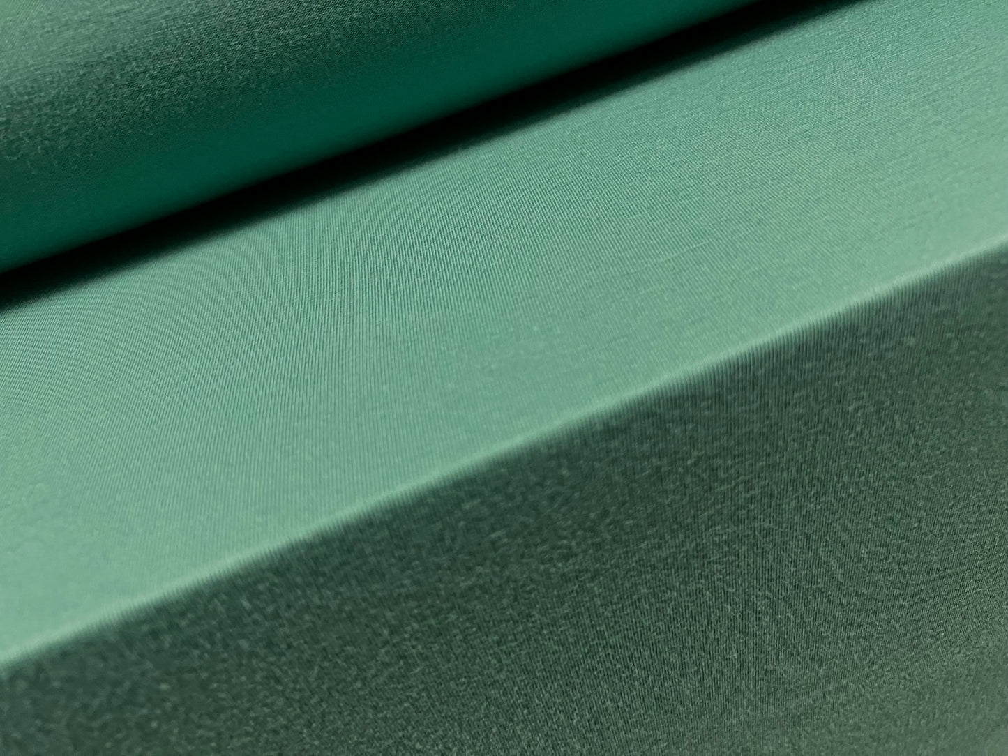 Viscose spandex stretch single jersey fabric, per metre - plain - munsell green