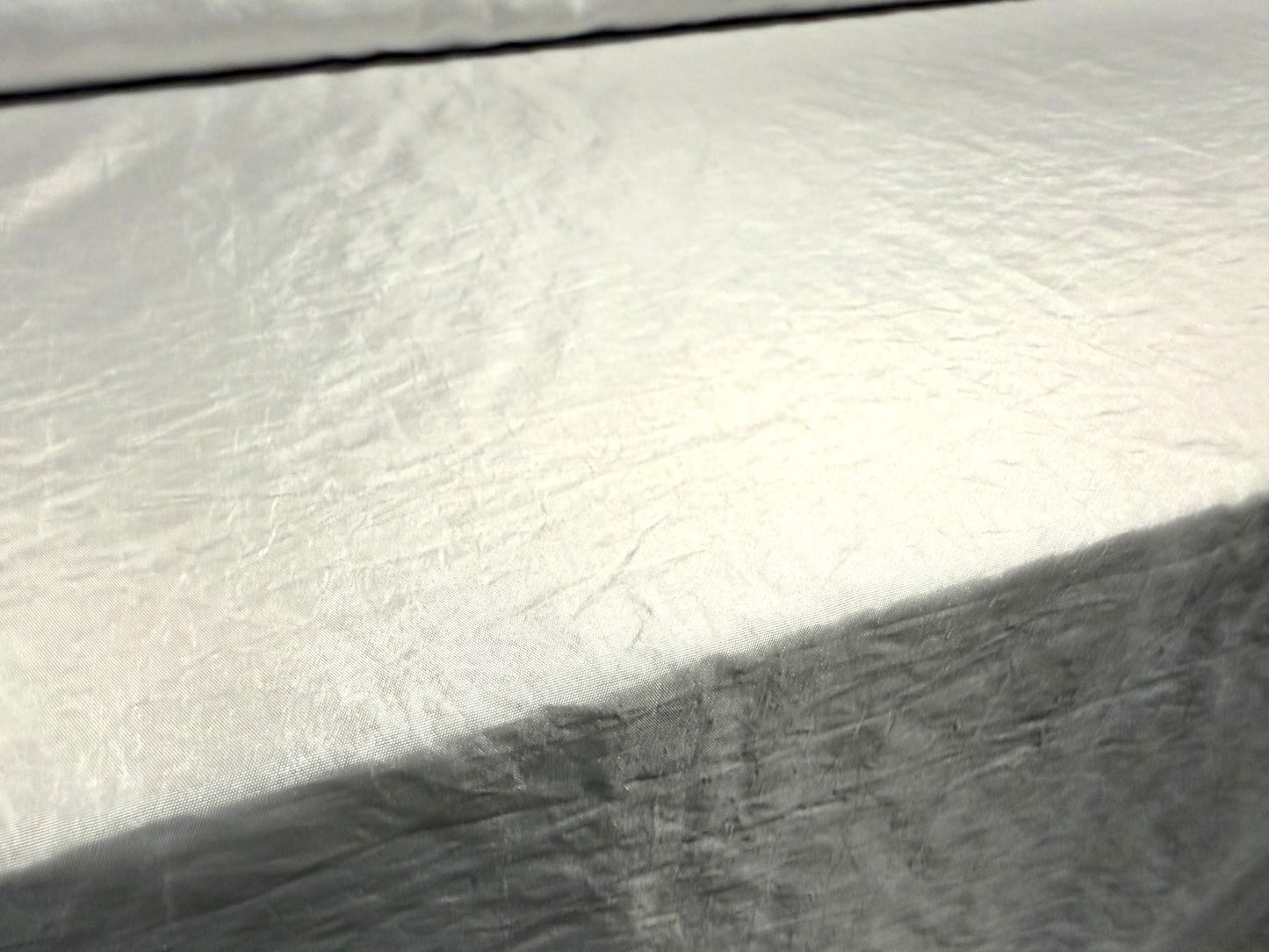 Taffeta woven dress fabric, per metre - plain - white
