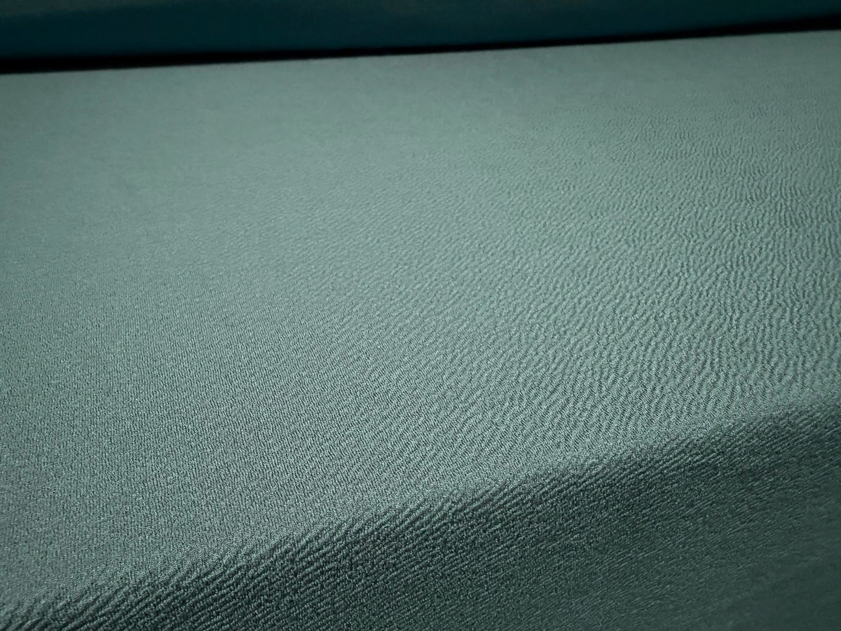 Waterfall stretch double jersey fabric, per metre - plain - Duck egg blue