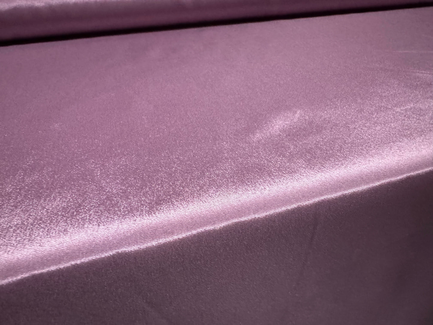 Crepe de chine woven dress fabric, per metre - plain - mauve
