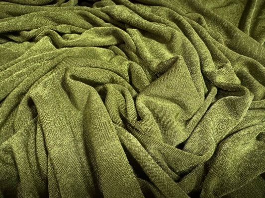 Slinky Stretch spandex jersey fabric, per metre - plain - moss green