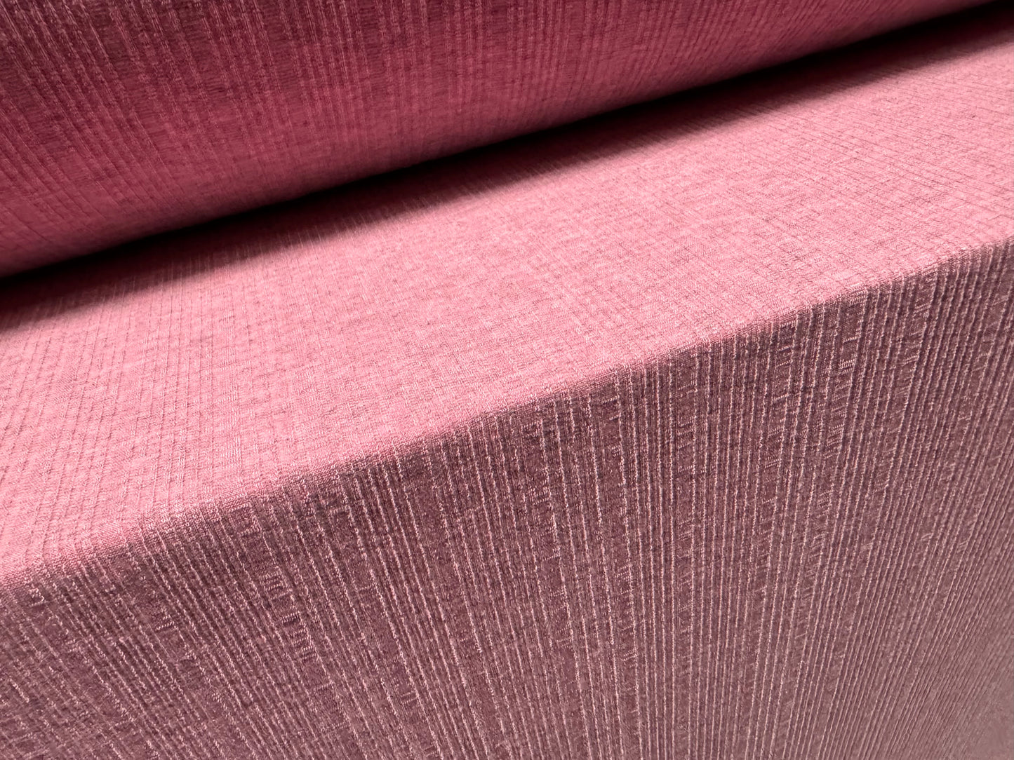 Melange ribbed stretch spandex jersey fabric, per metre - pink & lilac