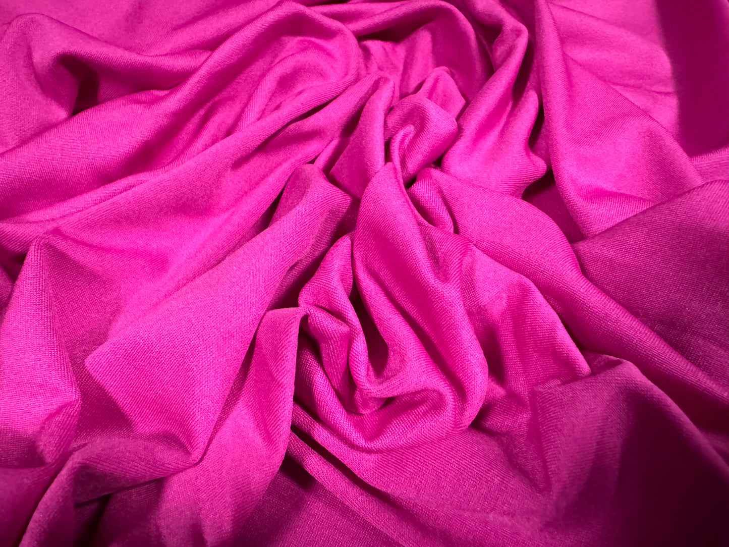 Stretch spandex single Jersey fabric, per metre - plain - bright magenta