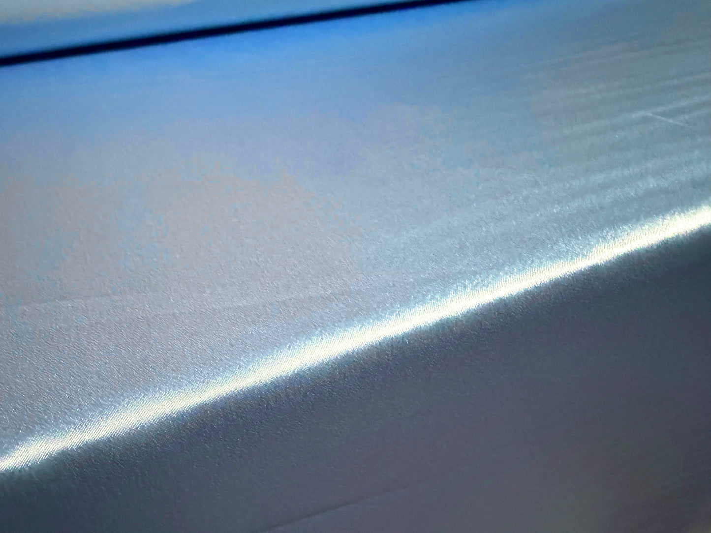 Silky Stretch charmeuse satin dress fabric, per metre - plain - sky blue