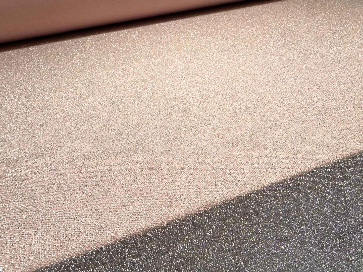 Slinky spandex jersey fabric with metallic lurex, per metre - pink