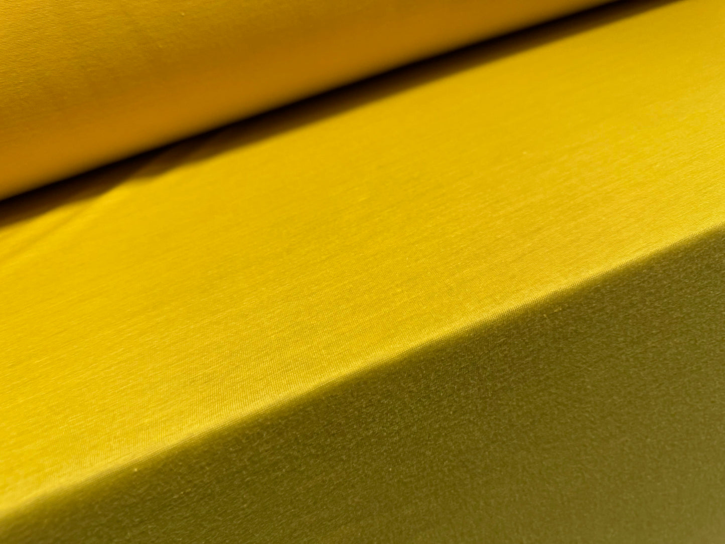 Soft handle single jersey fabric, per metre - plain - banana yellow