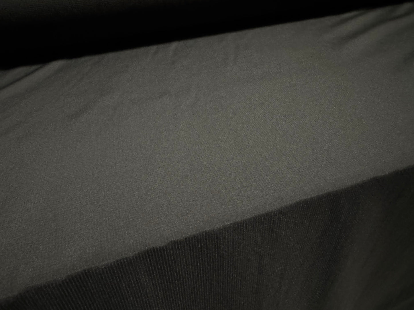 Lightweight woven nylon fabric, per metre - plain - dark grey