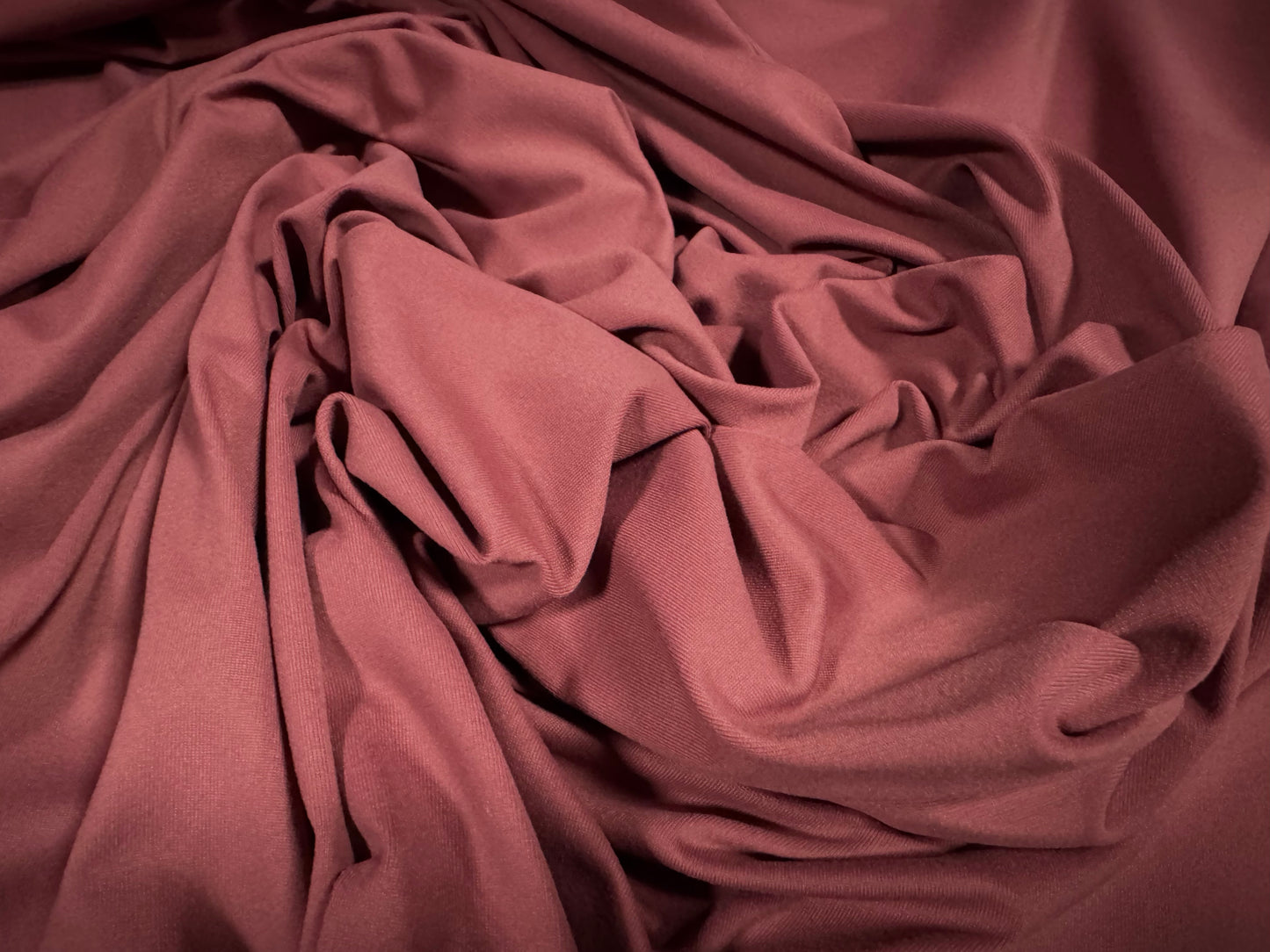 Stretch spandex ITY single jersey fabric, per metre - plain - Beaujolais Wine