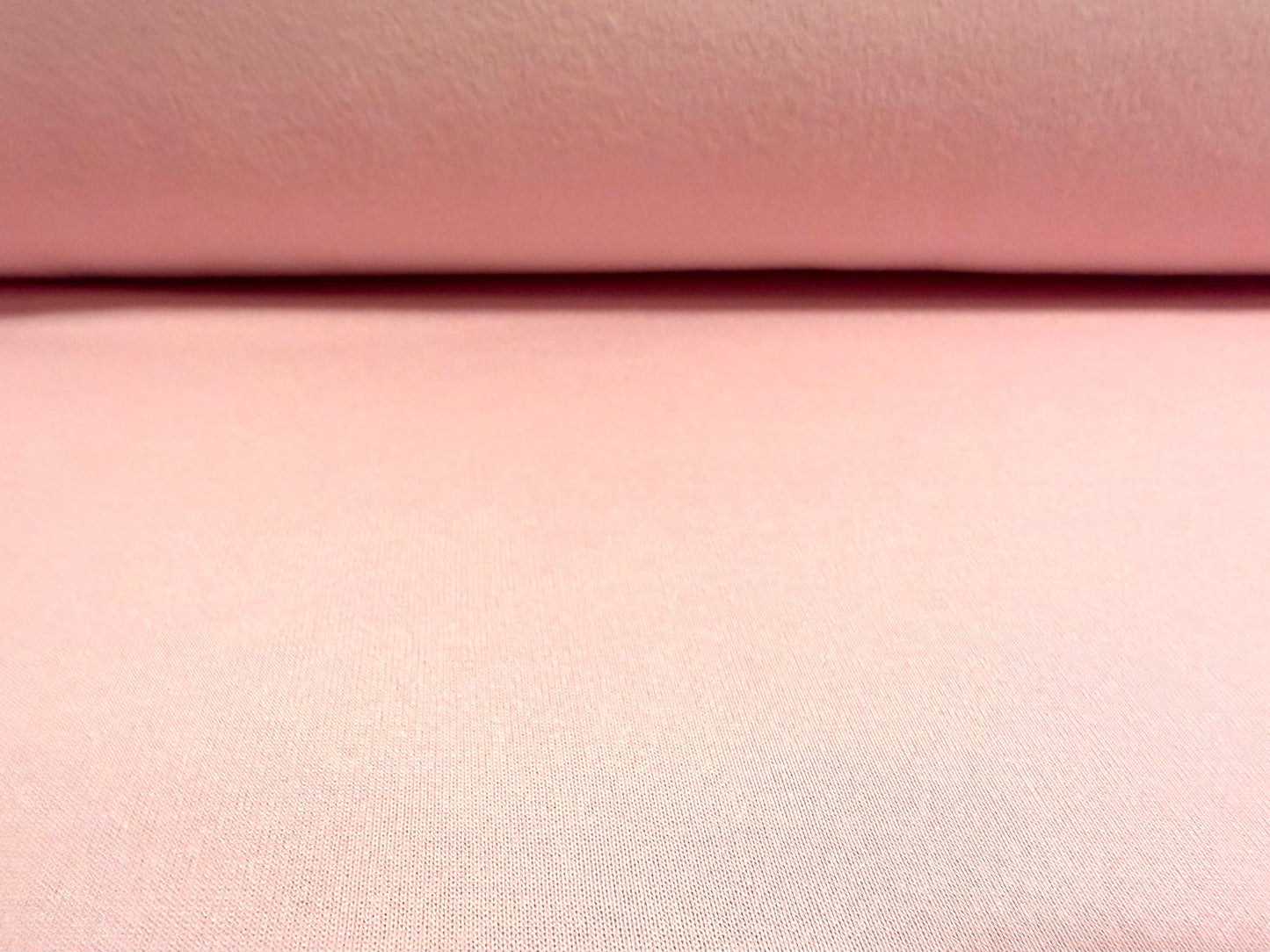 Single sided polar fleece fabric, per metre - plain - baby pink