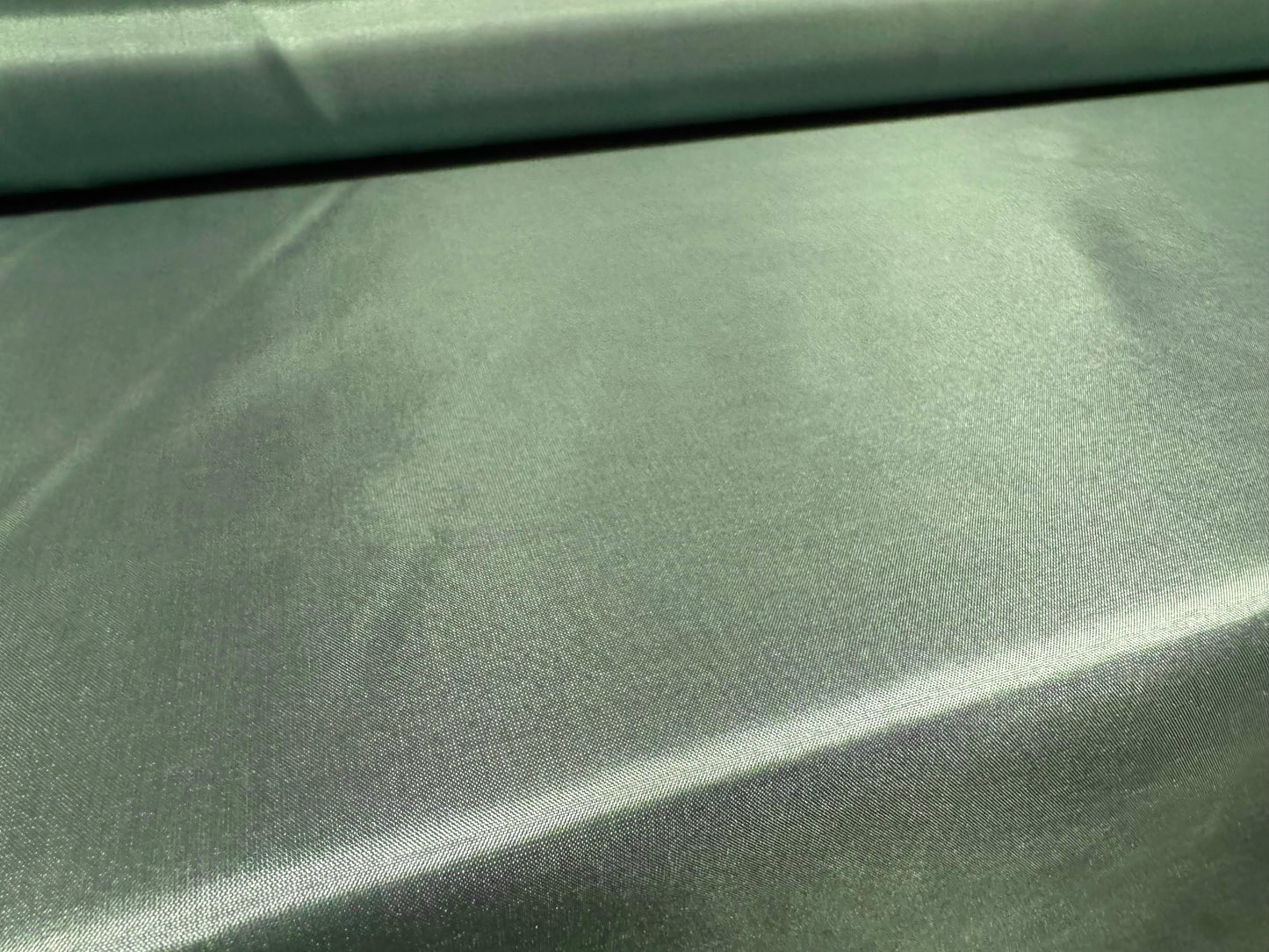 Dulled satin lightweight woven dress fabric, per metre - plain - sage