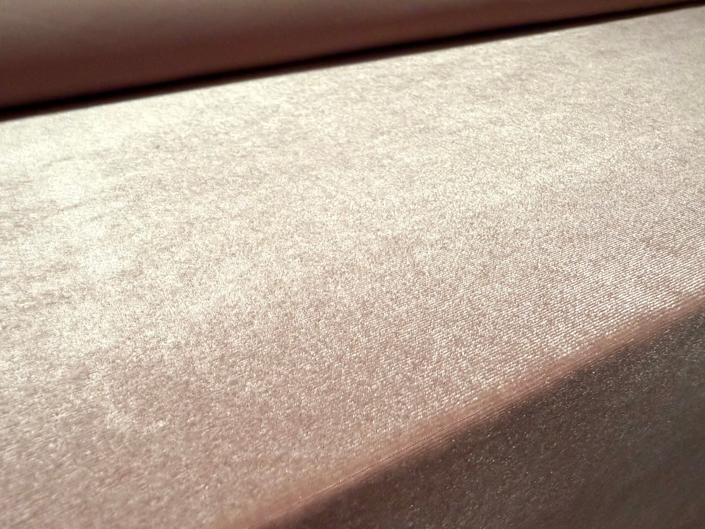 Spandex velvet stretch dress fabric, per metre - plain - pale rose