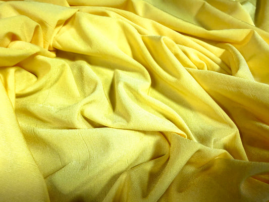 Stretch spandex single Jersey fabric, per metre - plain - yellow