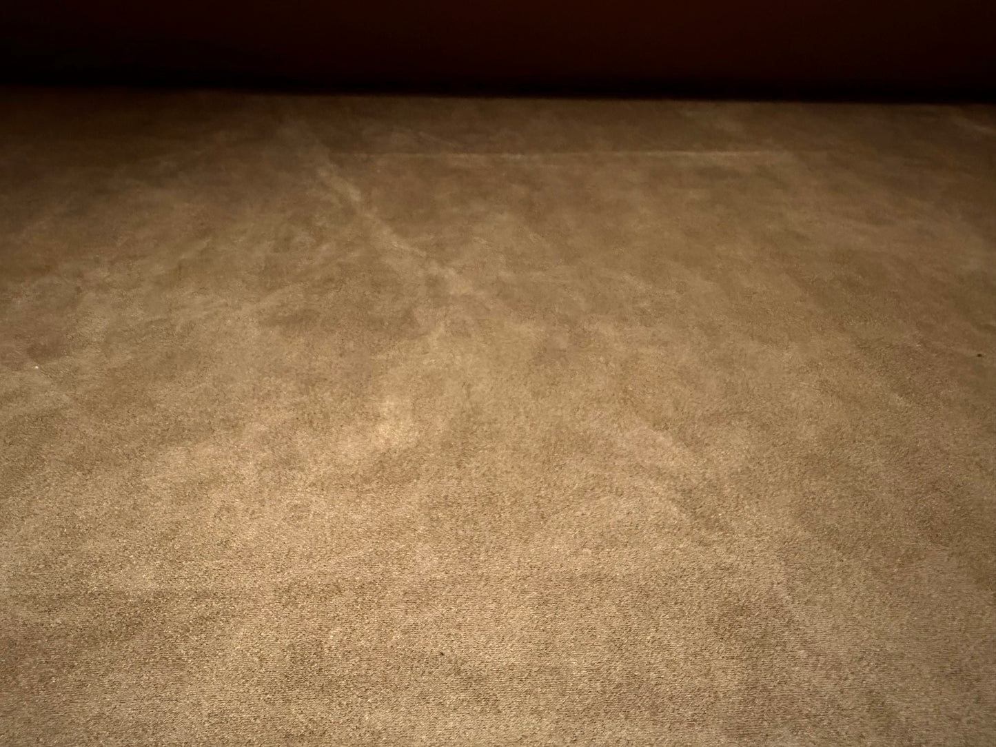 Scuba suede stretch spandex double jersey fabric, per metre - plain - brown