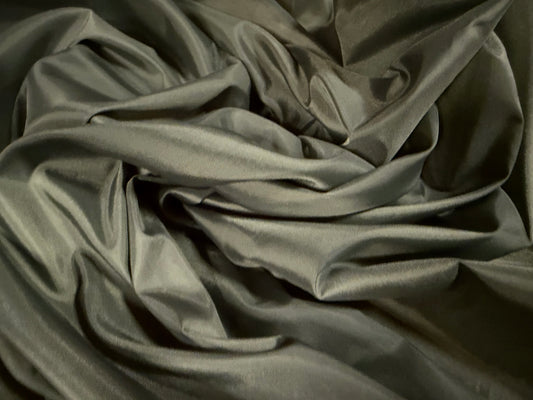 Plain weave nylon fabric, per metre - dark sage