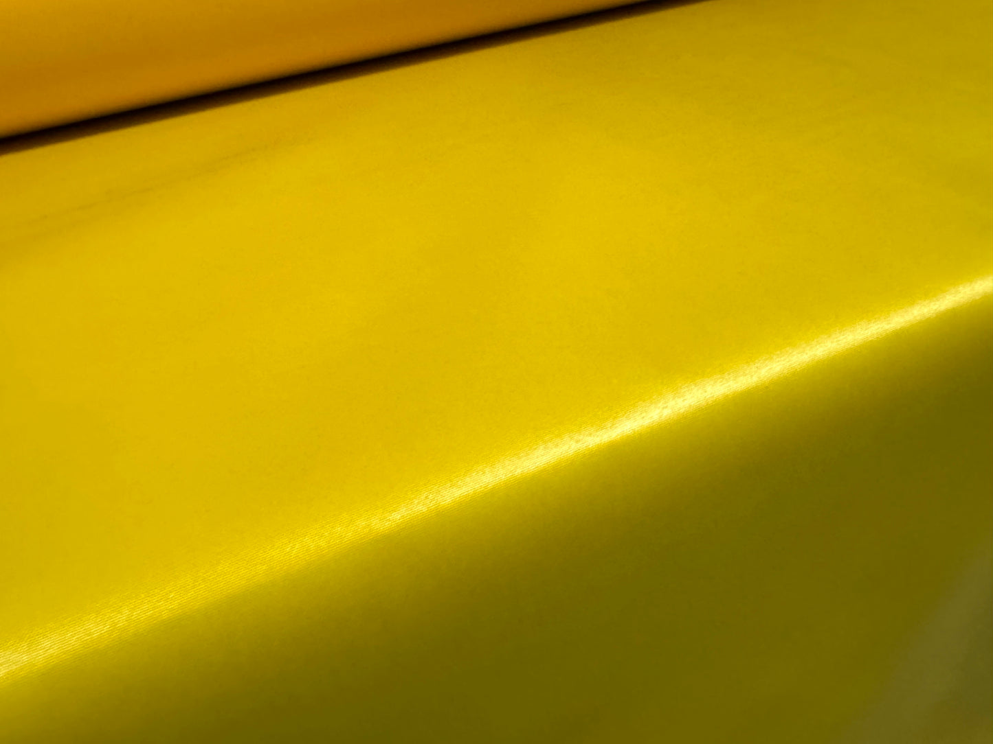 Coated nylon fabric, per metre - plain - yellow