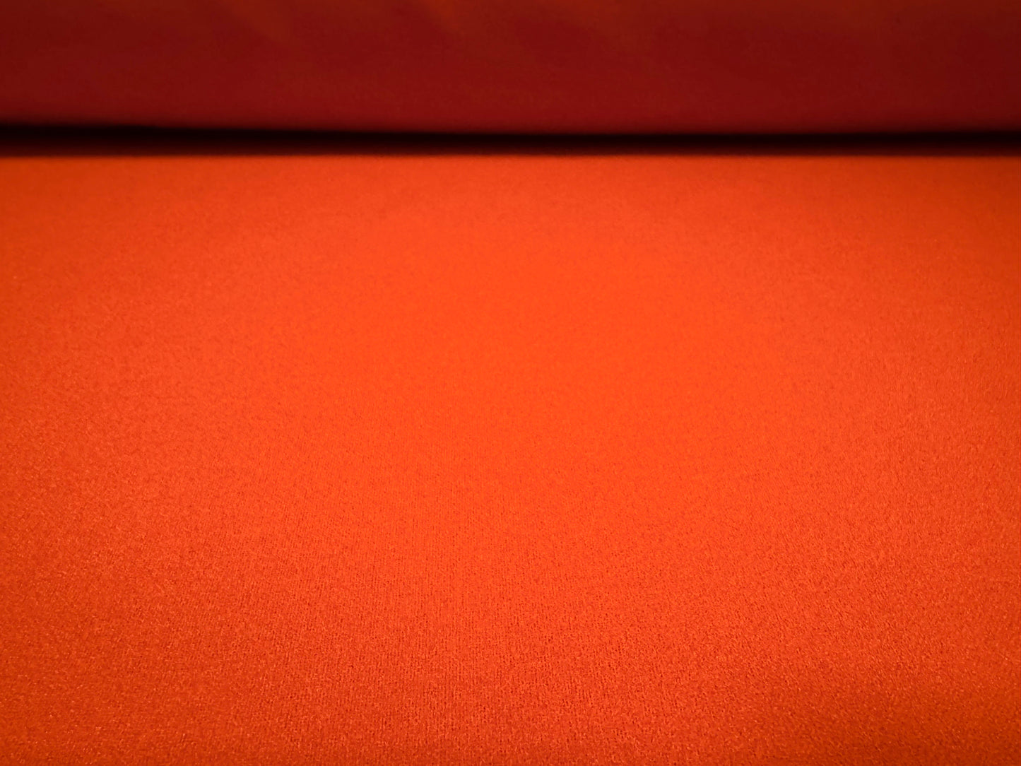 Scuba crepe stretch spandex double jersey fabric, per metre - plain - burnt orange