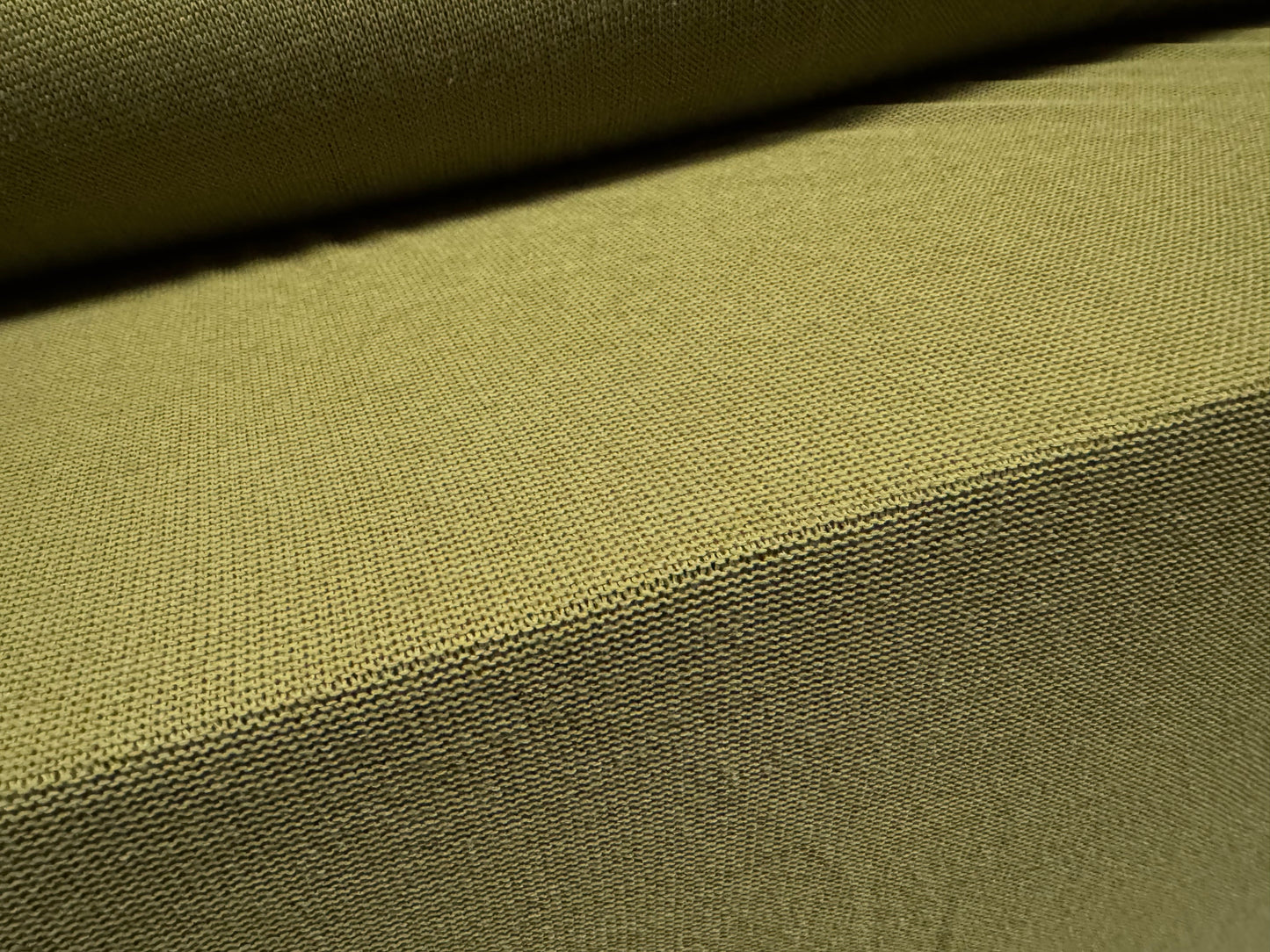 Lightweight stretch knitwear jersey fabric, per metre - plain - khaki