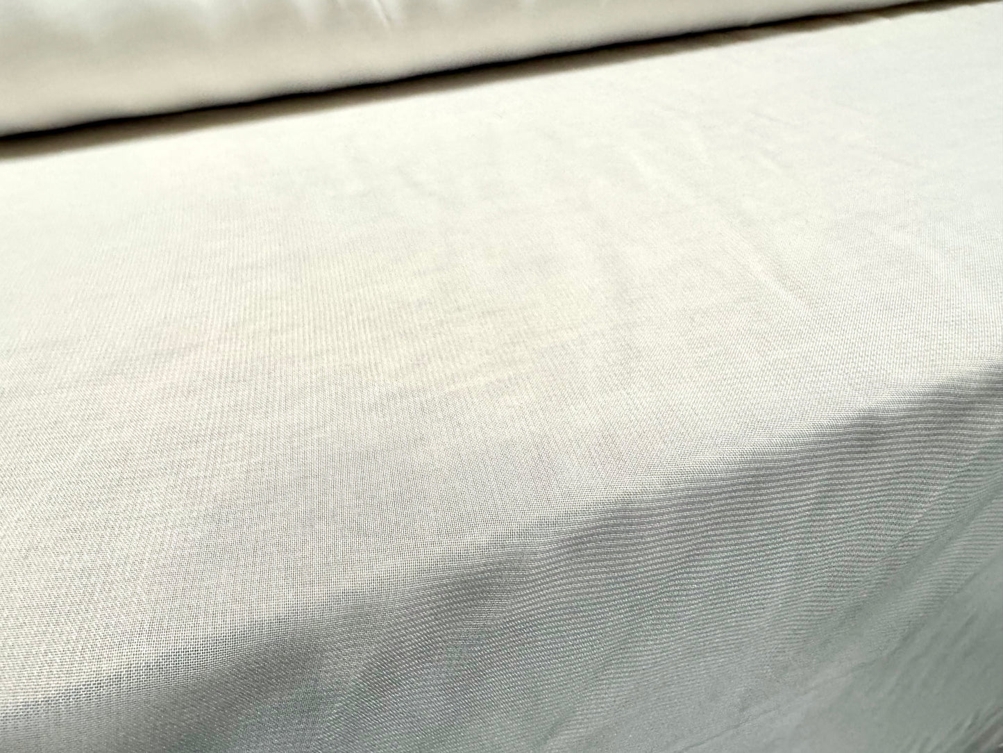 Chiffon woven dress fabric, per metre - plain - off white