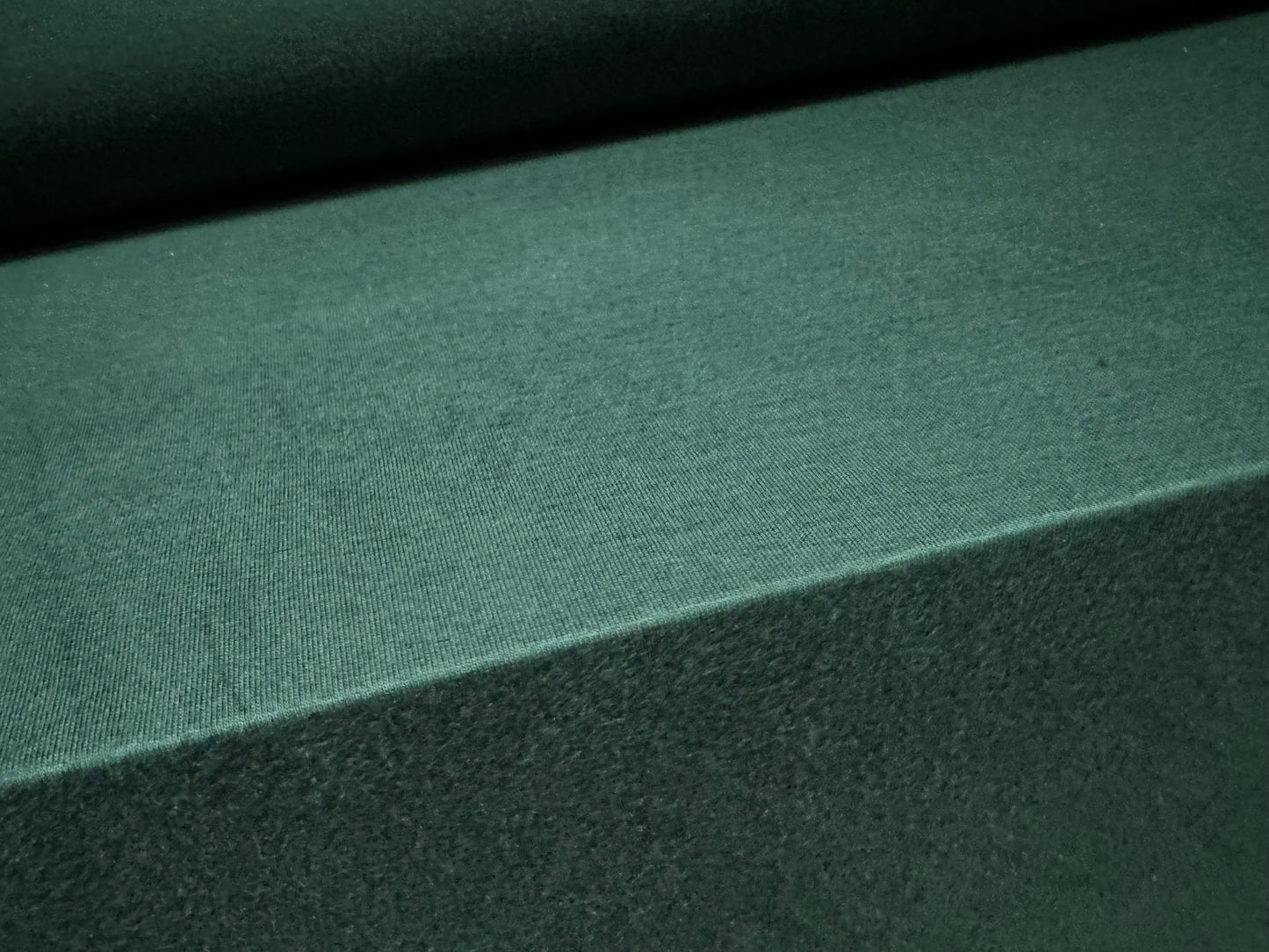 Viscose spandex stretch single jersey fabric, per metre - plain - dark teal