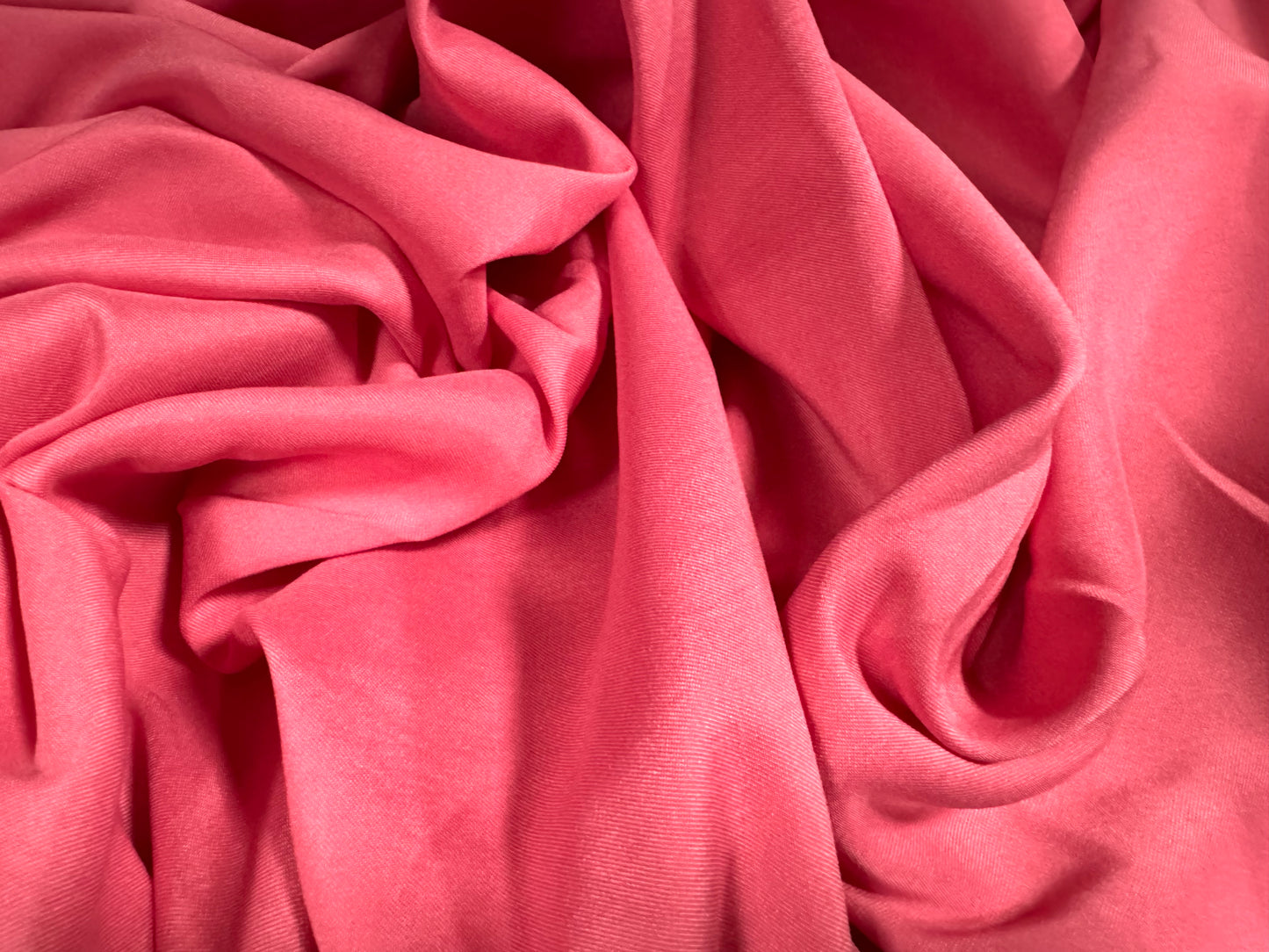 Bengaline stretch woven trouser, skirt fabric per metre - plain - candy pink