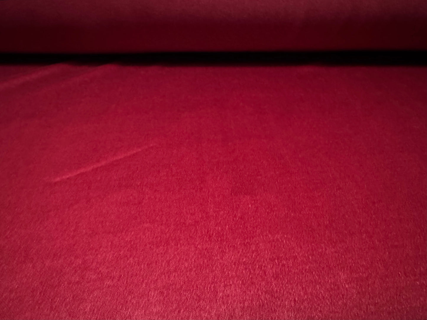 P.U. coated stretch spandex ciré wet look jersey fabric, per metre - plain - wine
