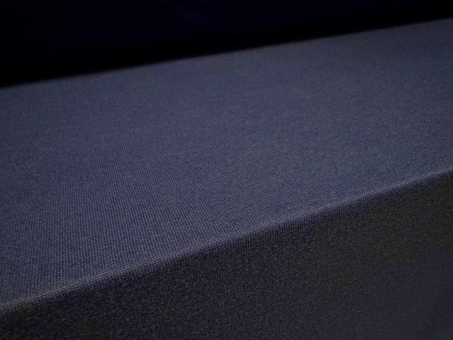 Ponte Roma stretch spandex jersey fabric, per metre - plain - French Navy Blue