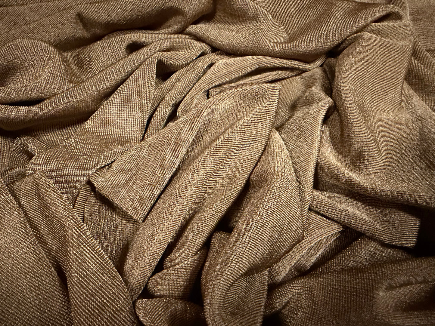 Slinky Stretch spandex jersey fabric, per metre - plain - praline