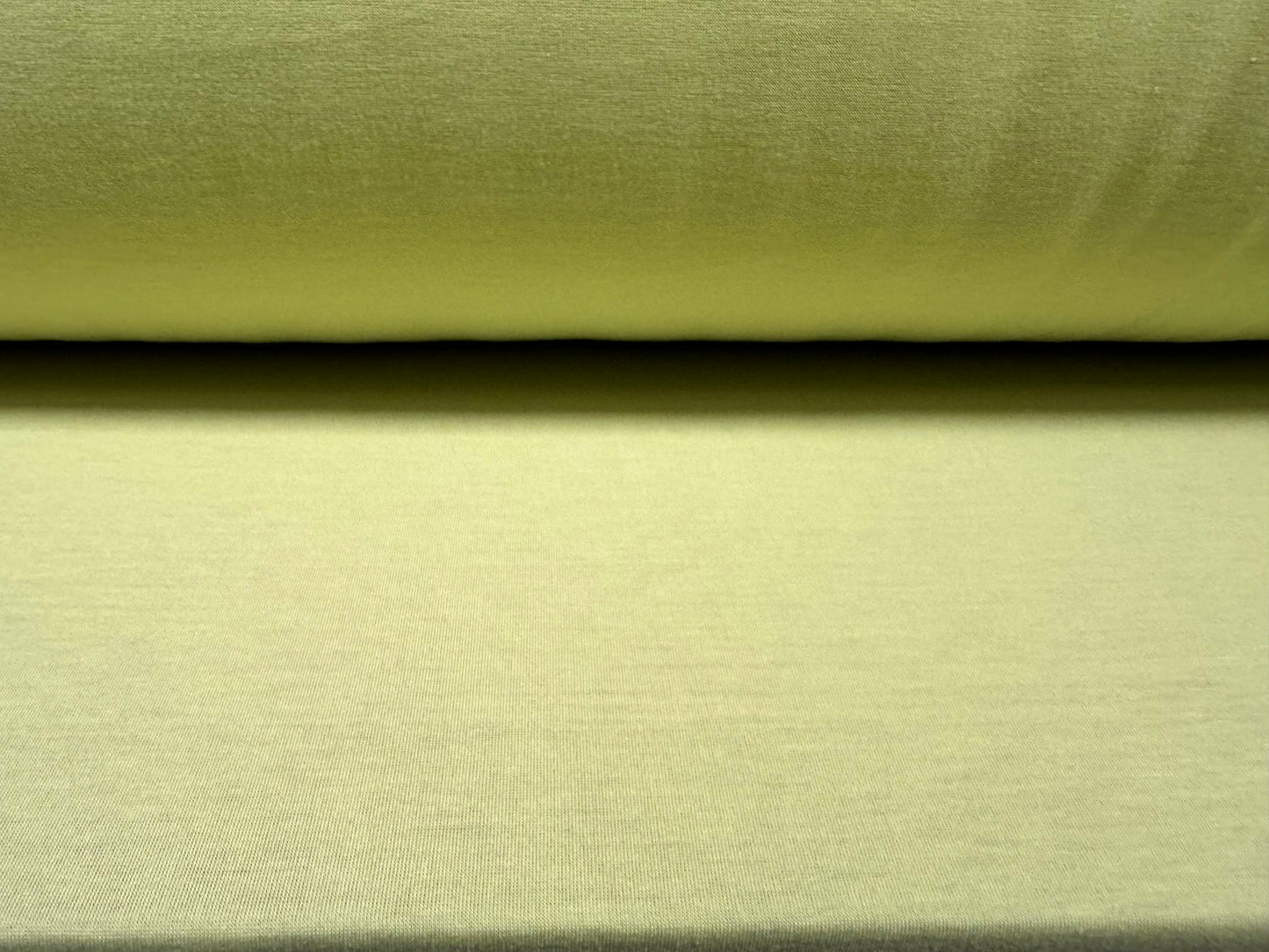 Soft handle stretch single jersey fabric, per metre - plain - pear sorbet