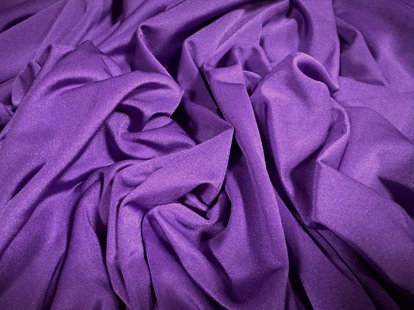 Swimwear stretch spandex jersey fabric, per metre - plain - purple