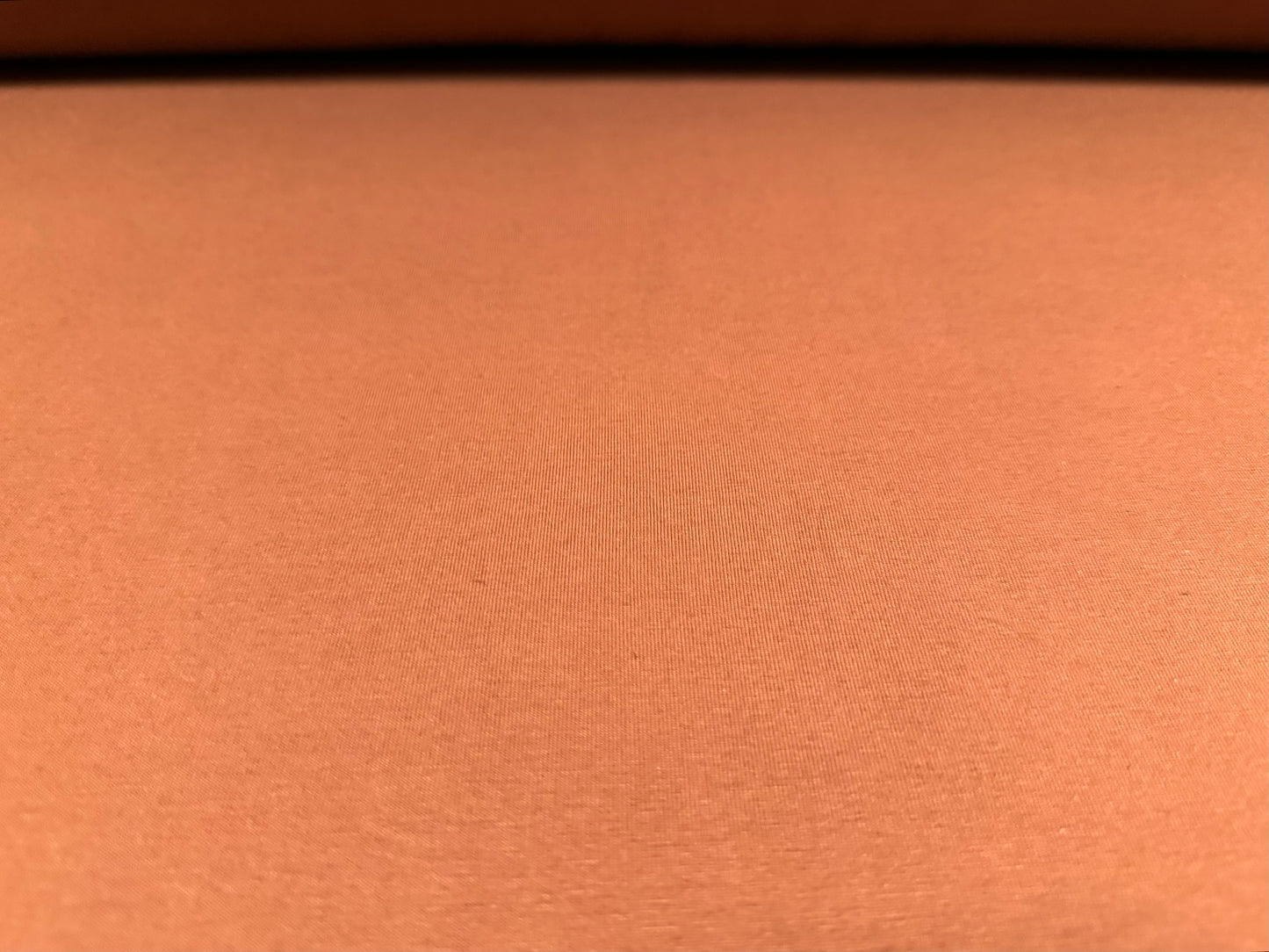 Cotton spandex stretch single jersey fabric, per metre - plain - terracotta