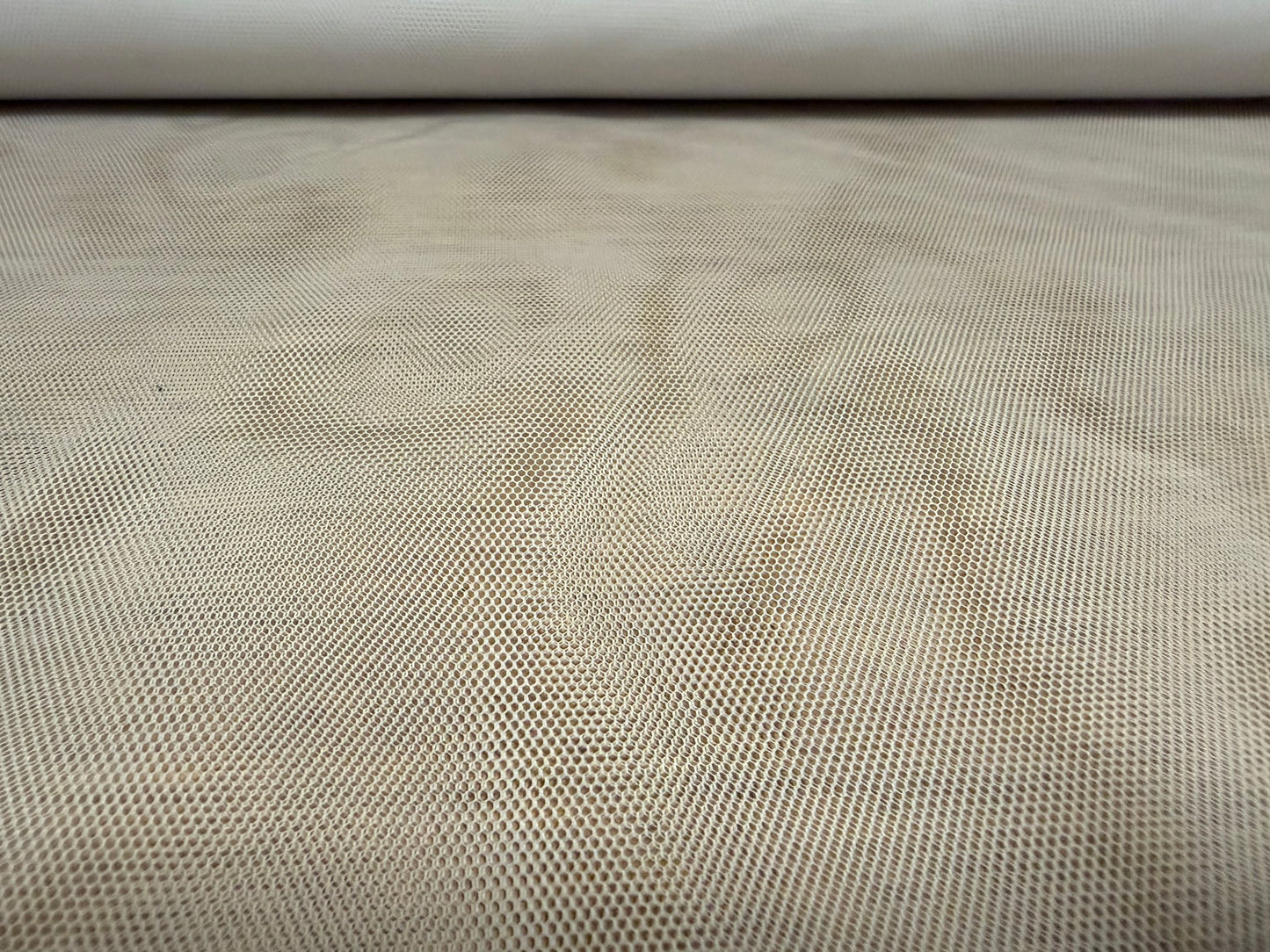 Double width tulle tutu mesh net fabric, per metre - plain - white