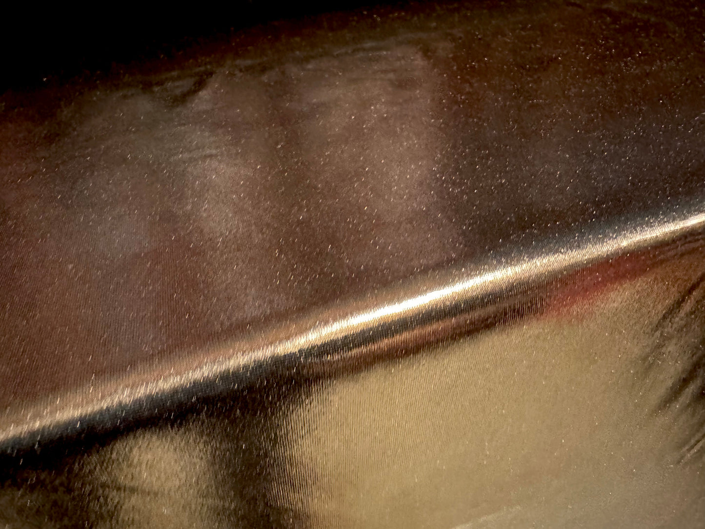 Metallic lamé stretch spandex jersey fabric, per metre - plain - rose gold
