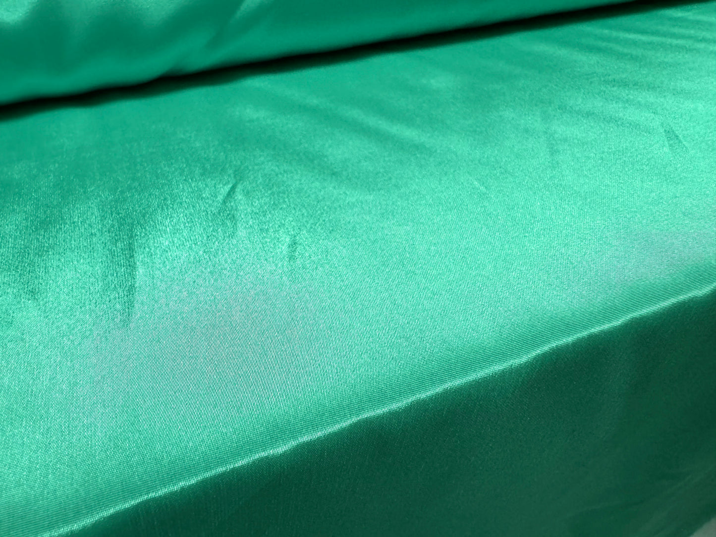 Crepe de chine woven dress fabric, per metre - plain - mint green