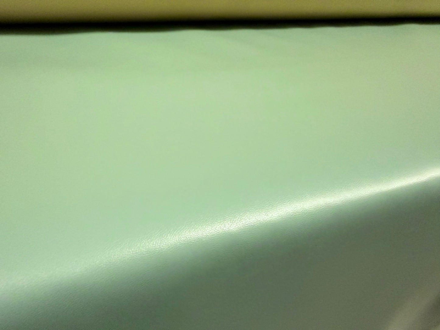 Faux leather pvc coated fabric, per metre - plain - duck egg