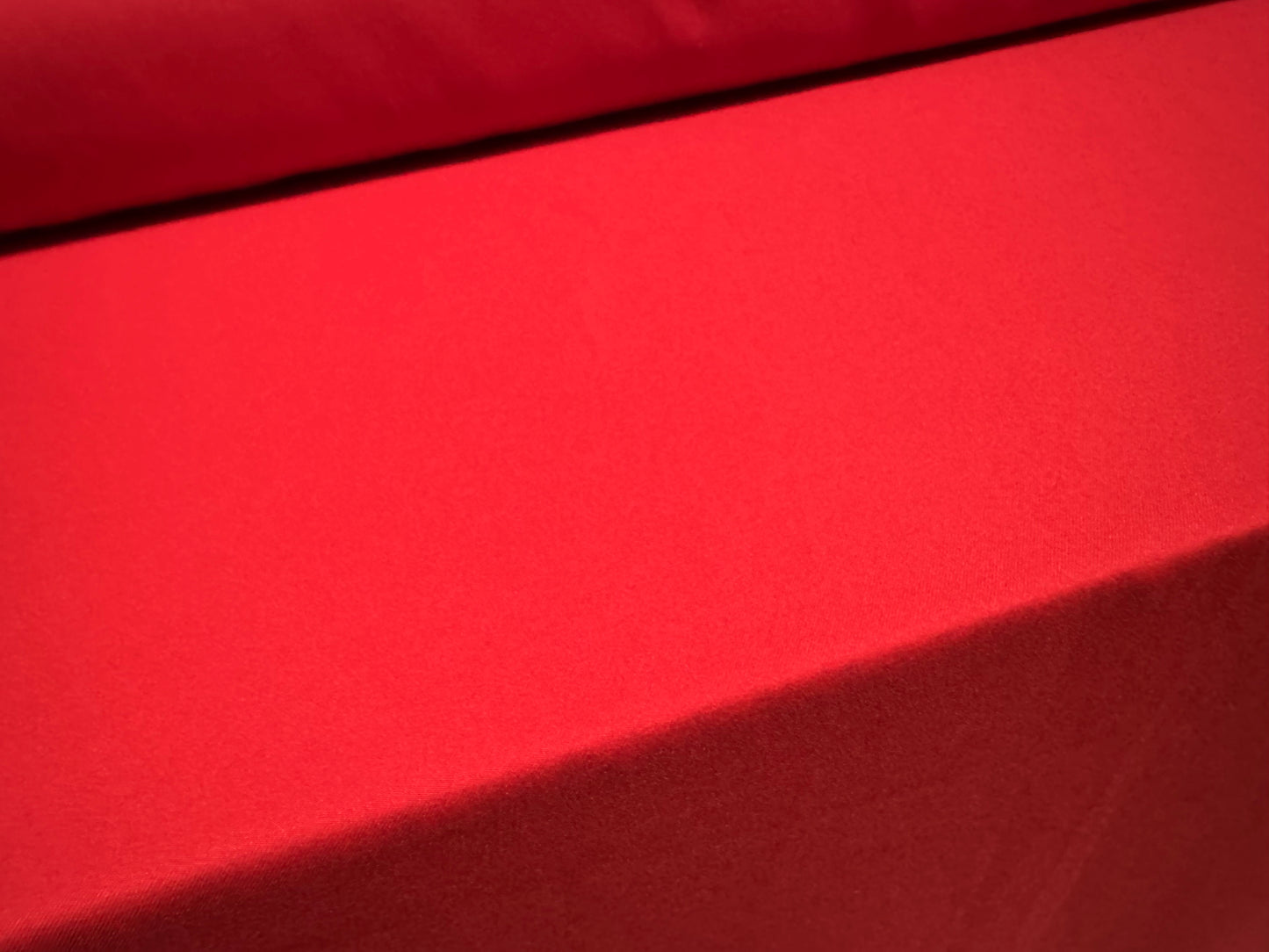 Stretch pongee woven dress fabric, per metre - plain - red