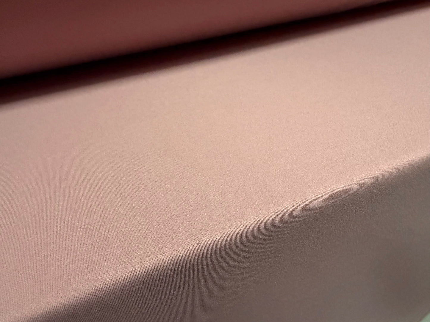 Scuba stretch spandex double jersey fabric, per metre - plain - dusky pink