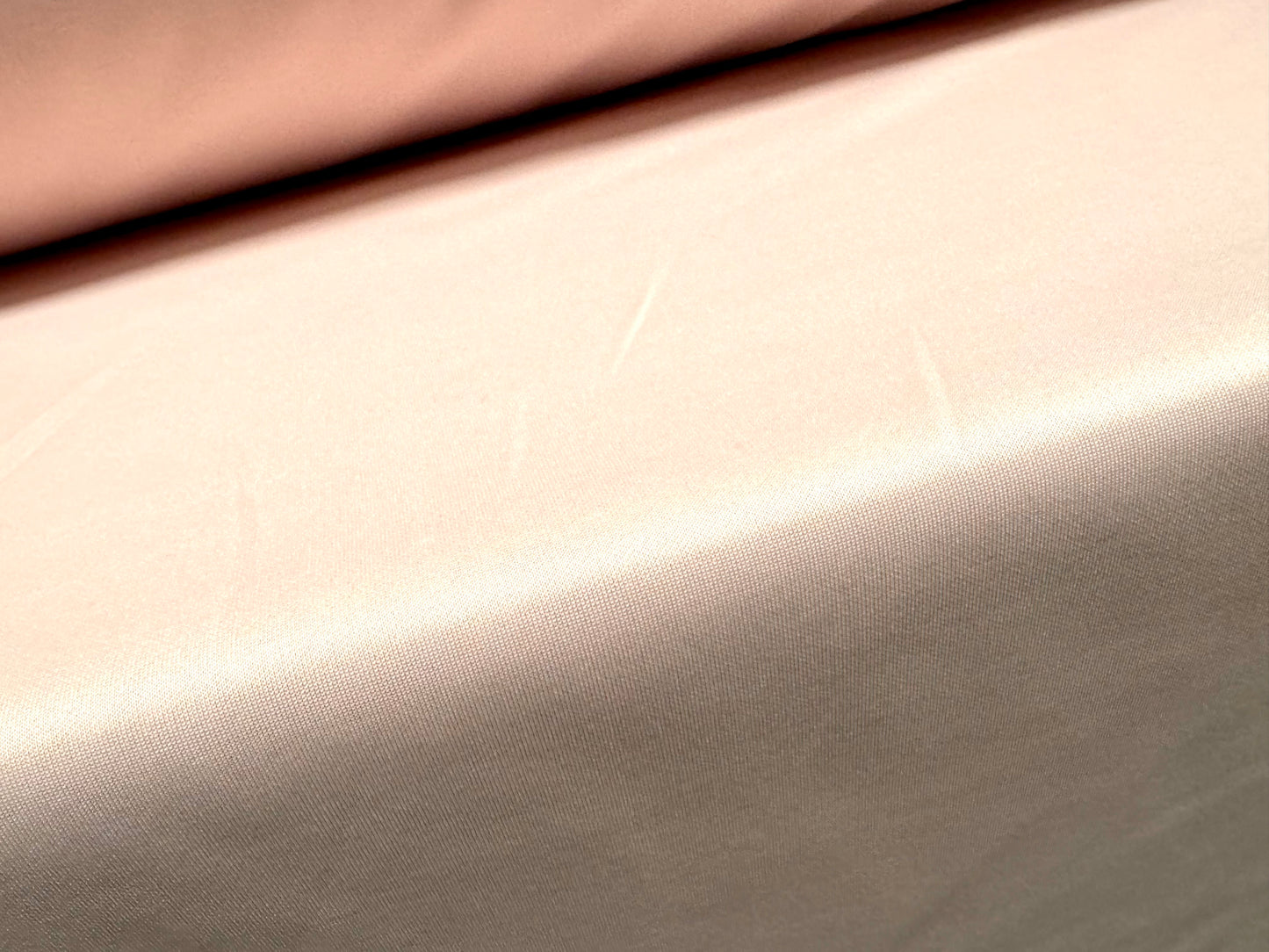 Scuba stretch spandex double jersey fabric, per metre - plain - blush pink