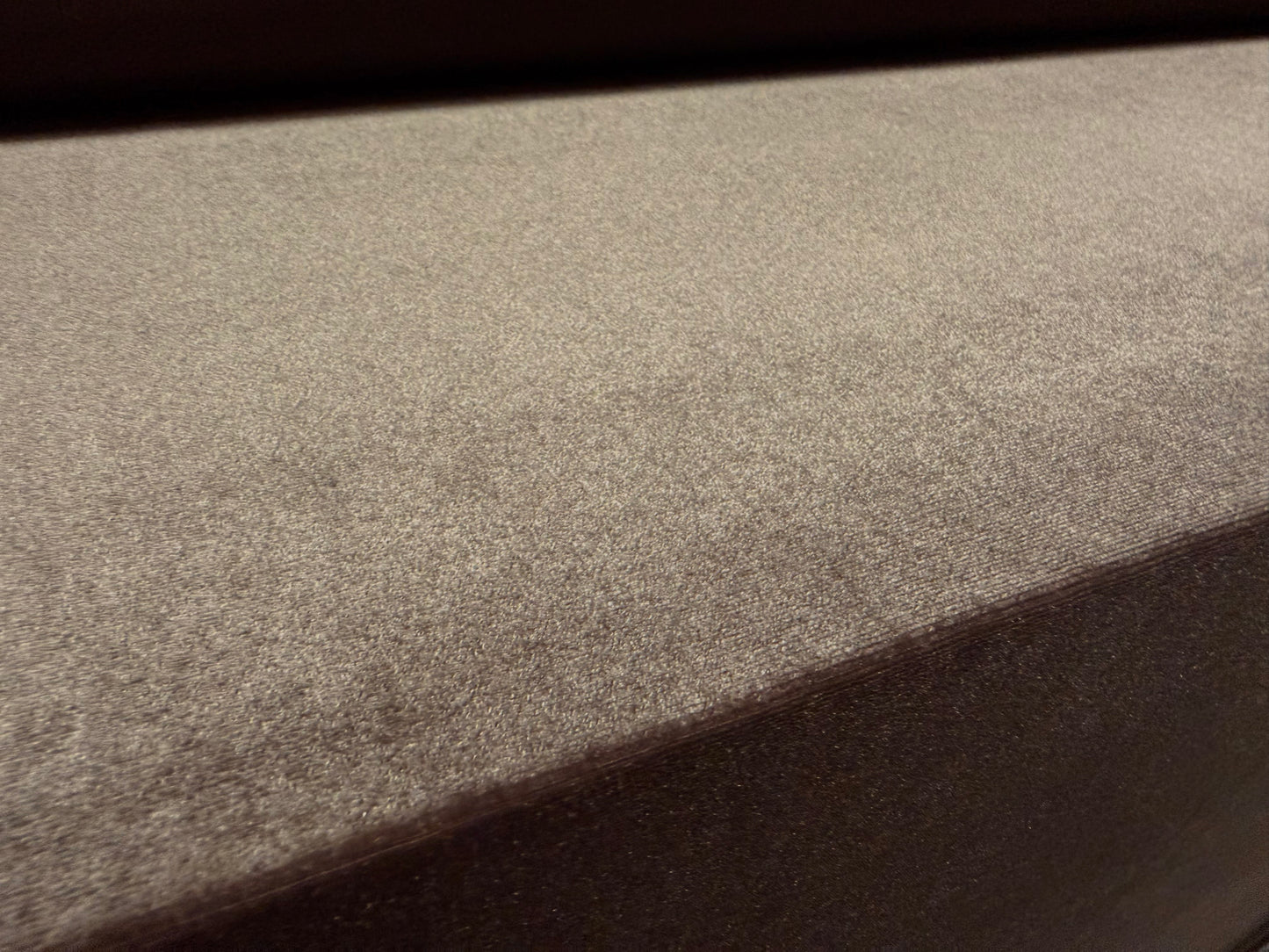 Spandex velvet stretch dress fabric, per metre - plain - taupe