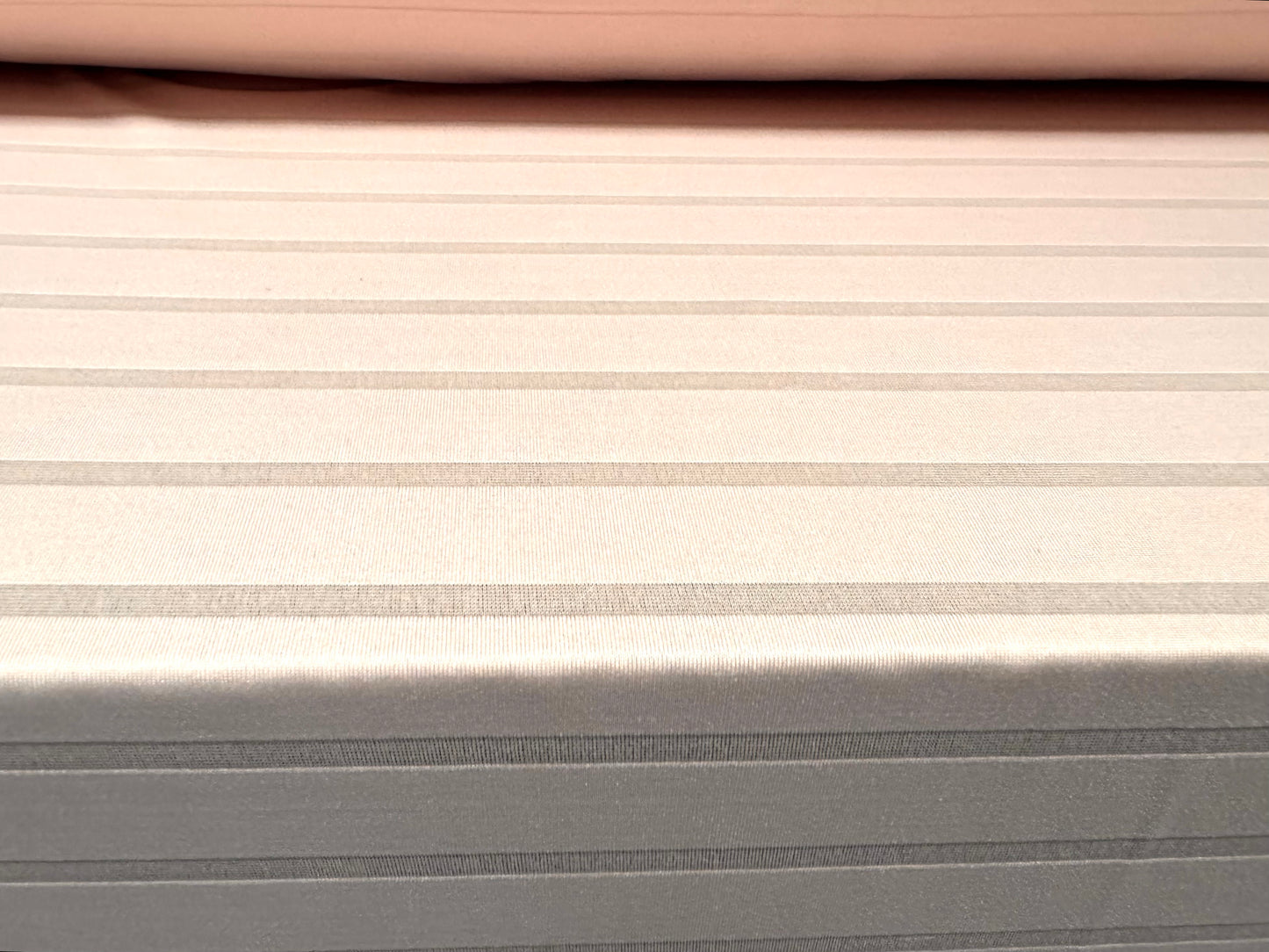 Burnout stripe stretch spandex single jersey fabric, per metre - soft pink