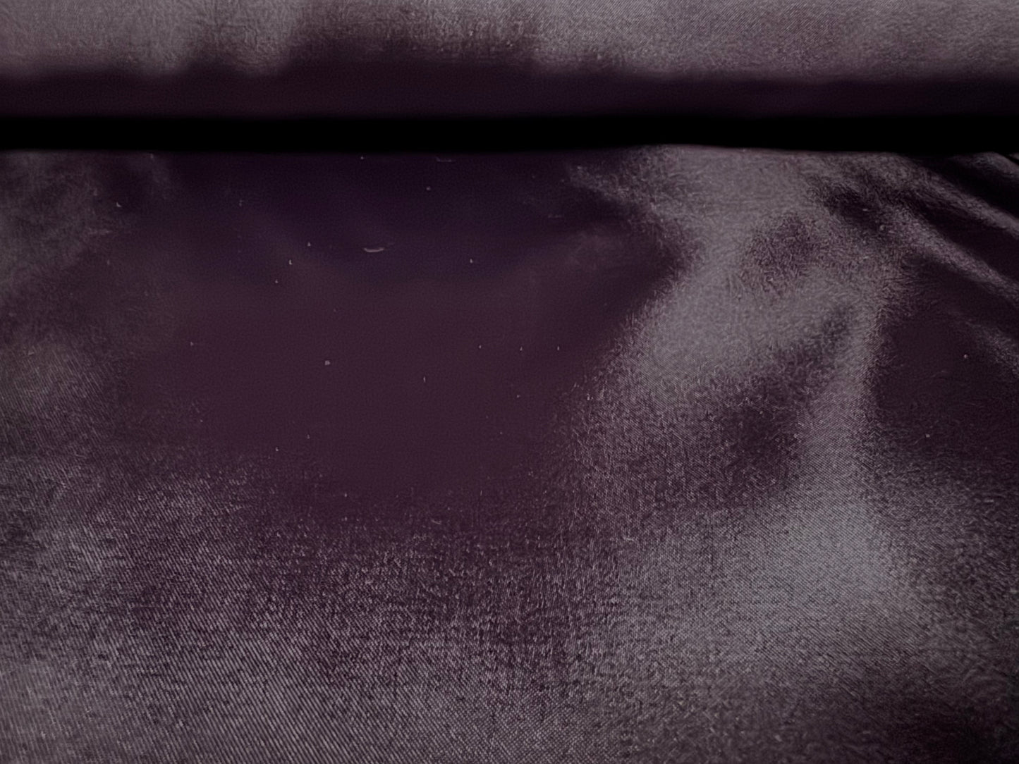 Woven sateen fabric, per metre - plain - dark purple