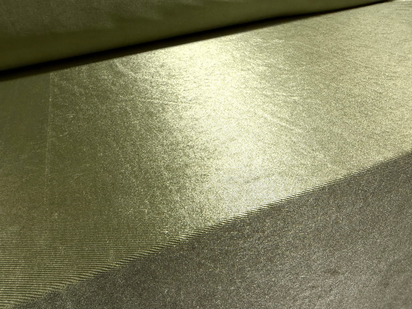 Stretch satin activewear jersey fabric, per metre - plain - sage green