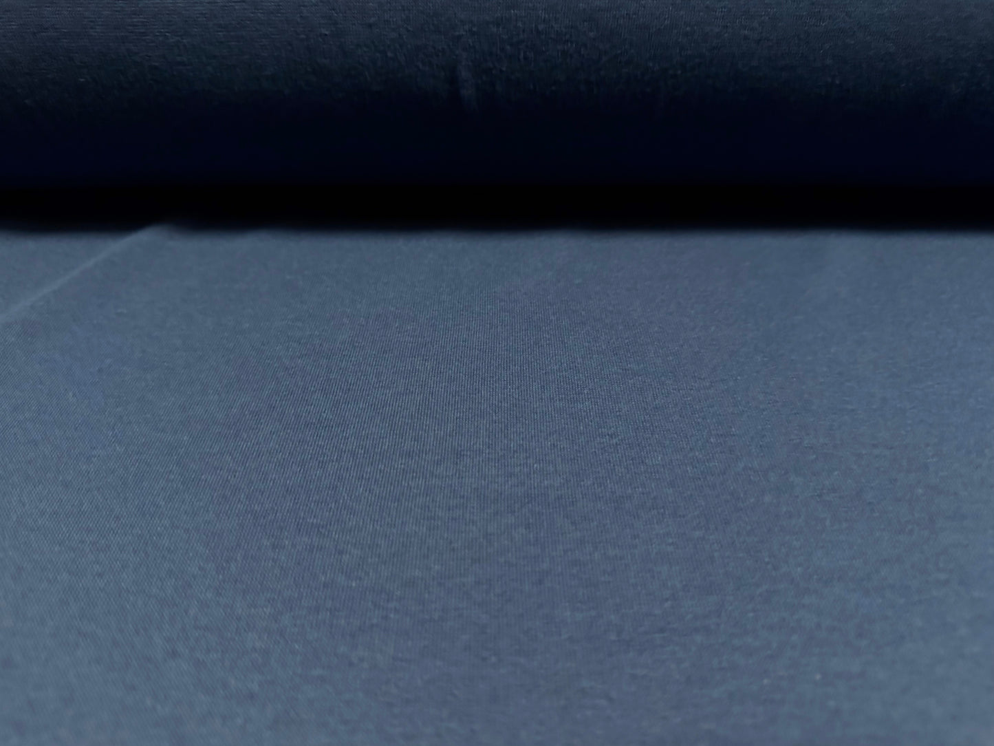 Cotton spandex stretch jersey fabric, per metre - plain - French Navy Blue
