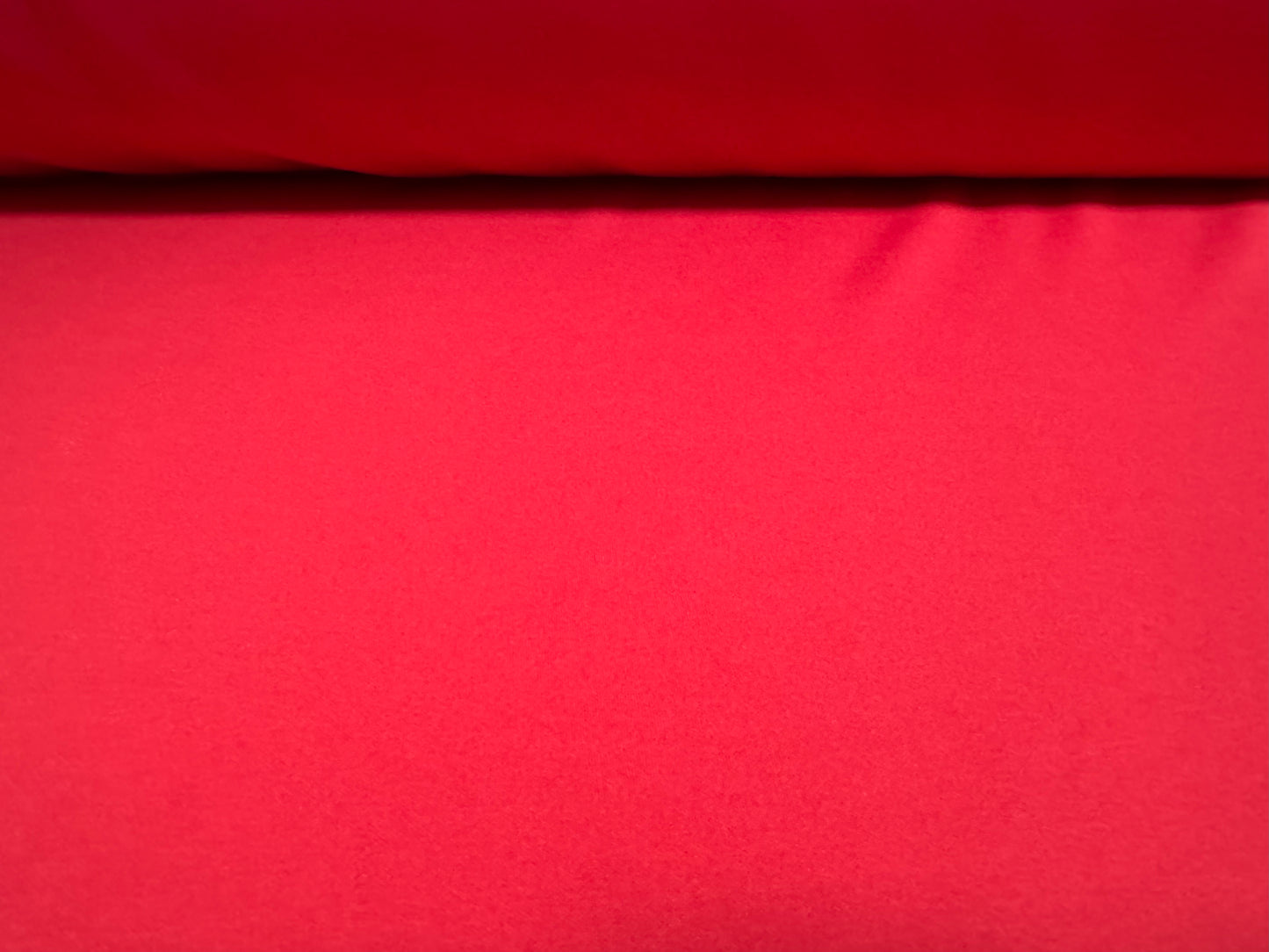 Scuba stretch spandex double jersey fabric, per metre - plain - strawberry jam