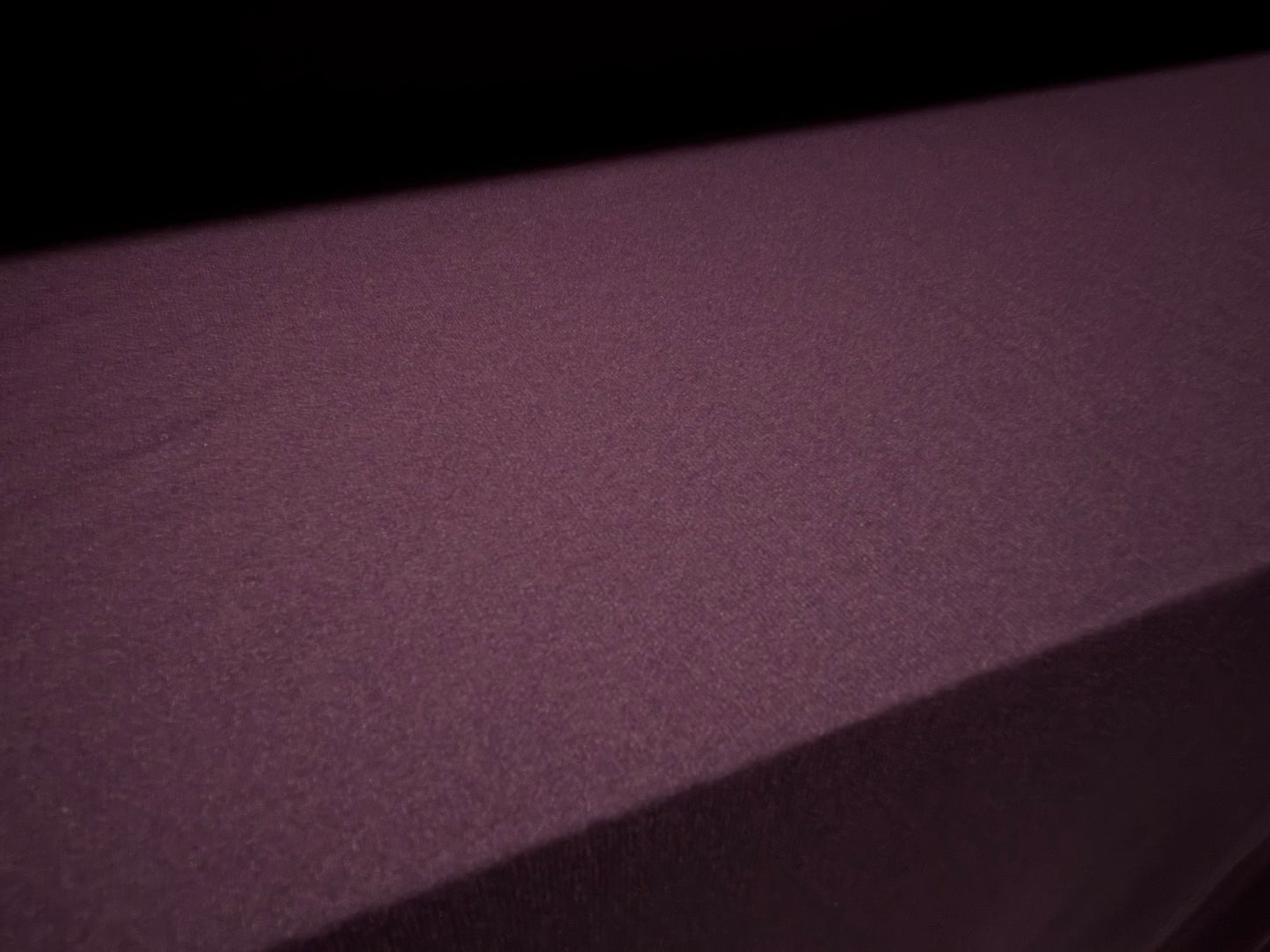 Single jersey mousse fabric, per metre - plain - dark plum
