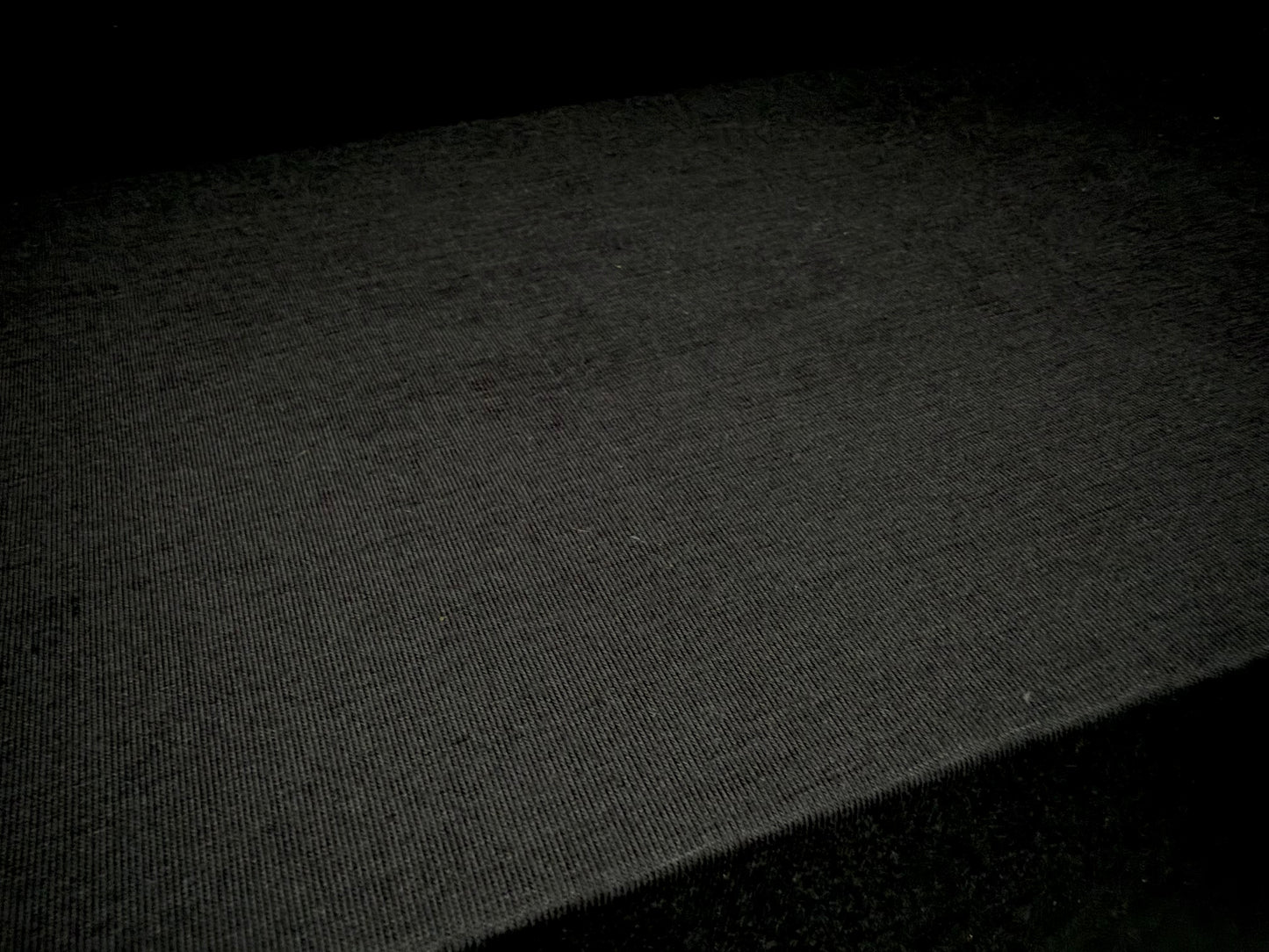 Viscose spandex stretch single jersey fabric, per metre - plain - black