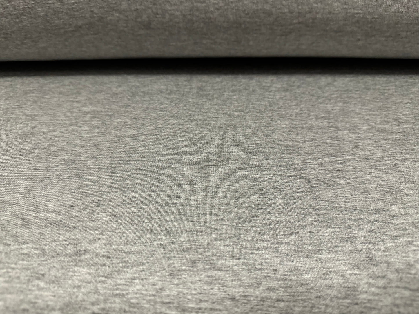 Viscose spandex stretch single jersey fabric, per metre - plain - grey marl