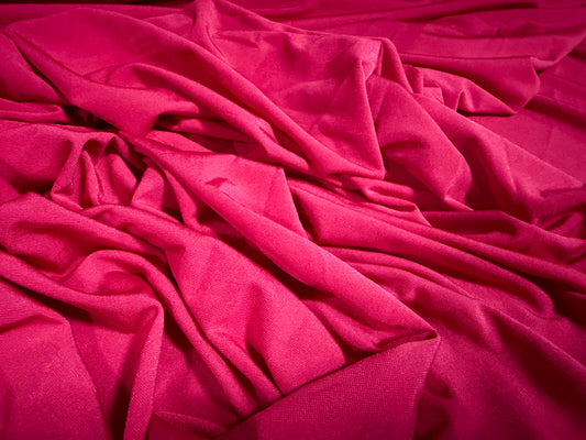 Stretch spandex single Jersey fabric, per metre - plain - fuchsia pink