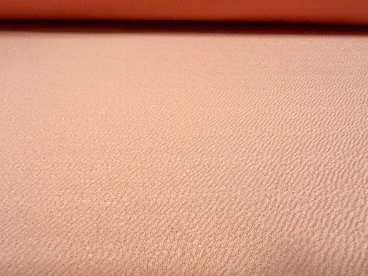 Waterfall stretch double jersey fabric, per metre - plain - salmon pink